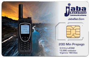 jabasat 200Min SIM Prepago LATAM IRIDIUM 2023
