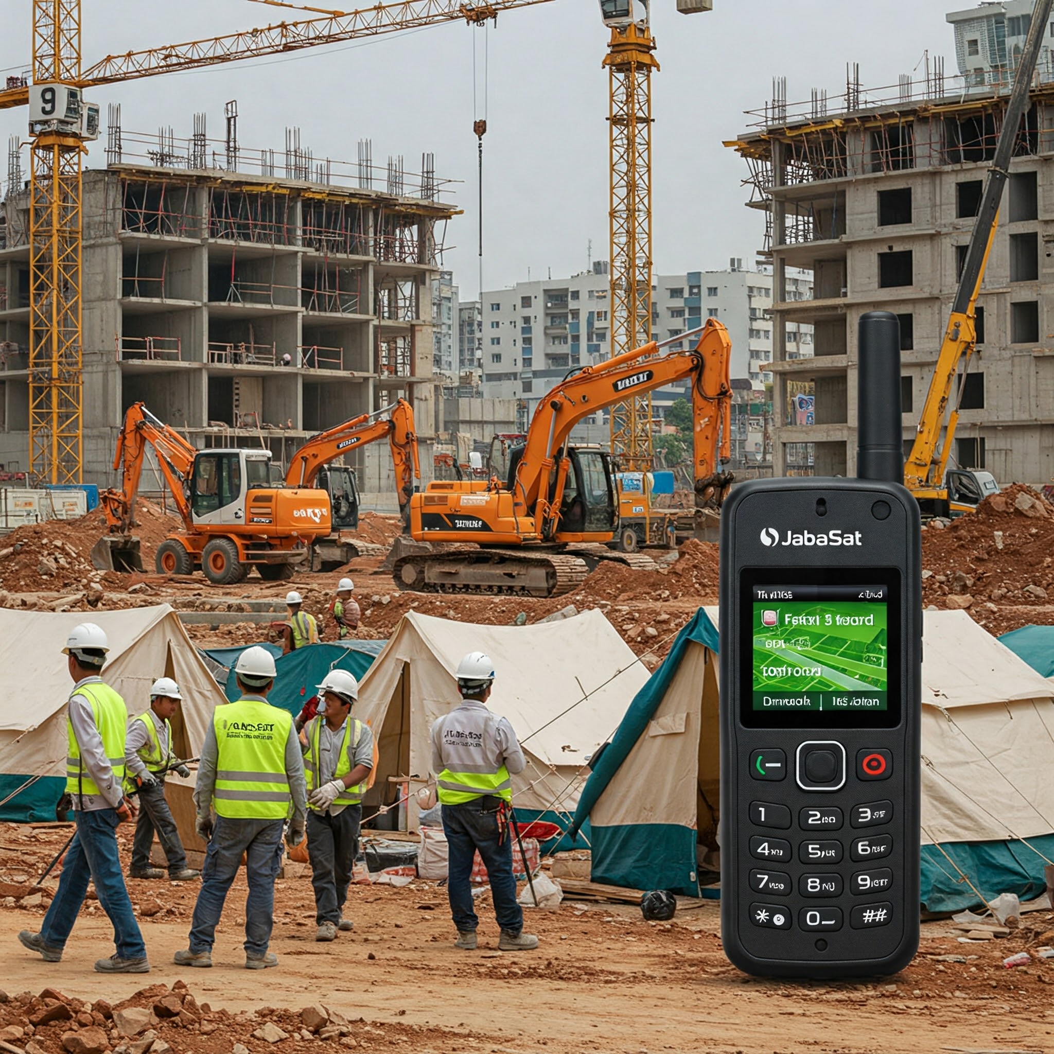 JabaSat: Conectividad Satelital Confiable para la Industria de la Construcción en Querétaro